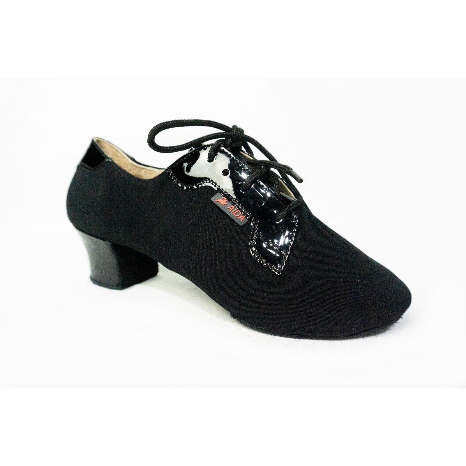New Aida Men's Standard Smooth Shoes Ballroom Dancing Size 26.5 Black Laced